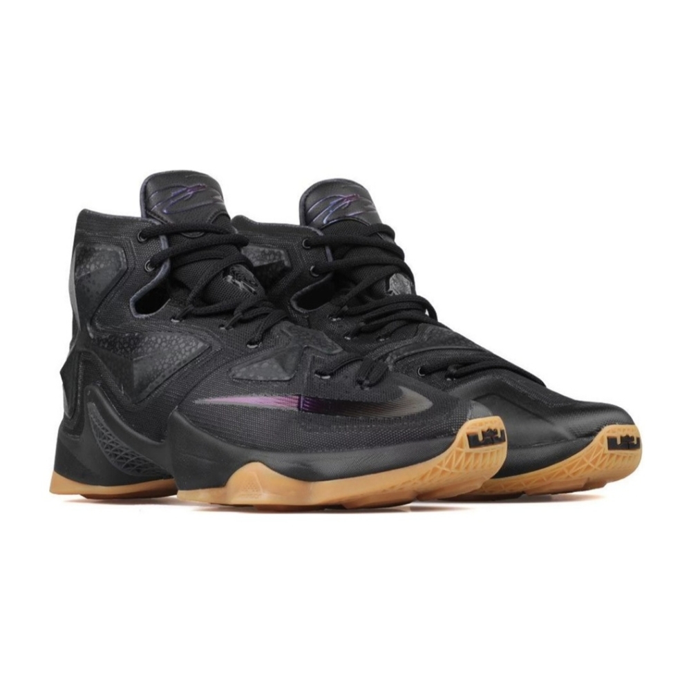 Nike Lebron 13 XIII Black Lion Anthracite Gum Basketball Shoe